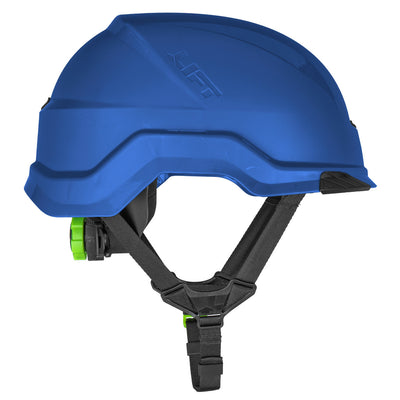 Lift Safety RADIX Type II Industrial Climbing Style Non-Vented Helmet - Blue - HRX-22BE2