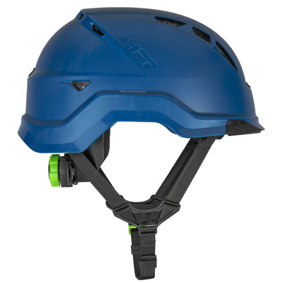 Lift Safety RADIX Type II Industrial Climbing Style Vented Helmet - Blue - HRX-22BC2