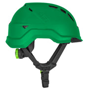 Lift Safety RADIX Type II Industrial Climing Style Vented Helmet - Green - HRX-22GC2