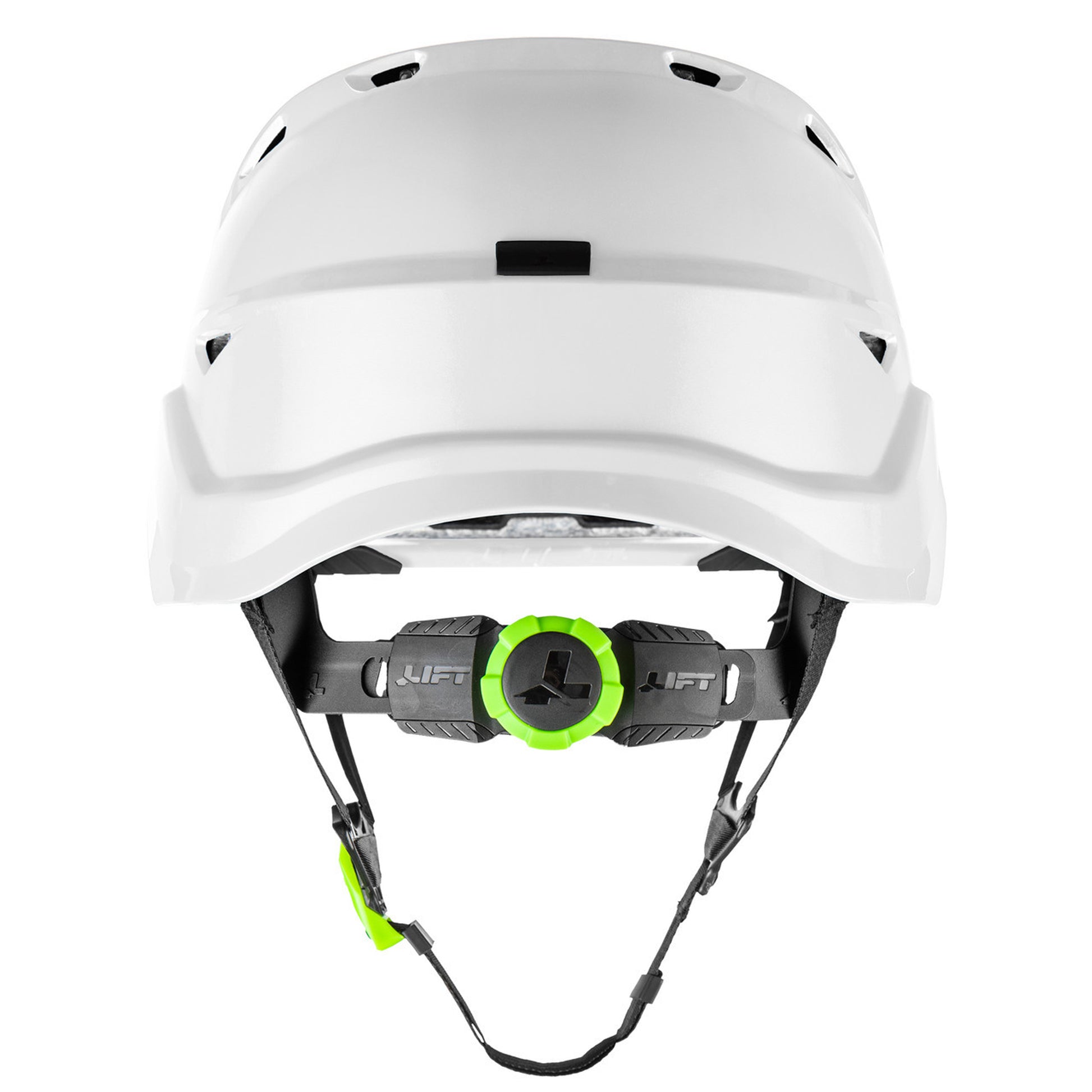 Lift Safety RADIX Type II Industrial Climbing Style Vented Helmet - White - HRX-22WC2