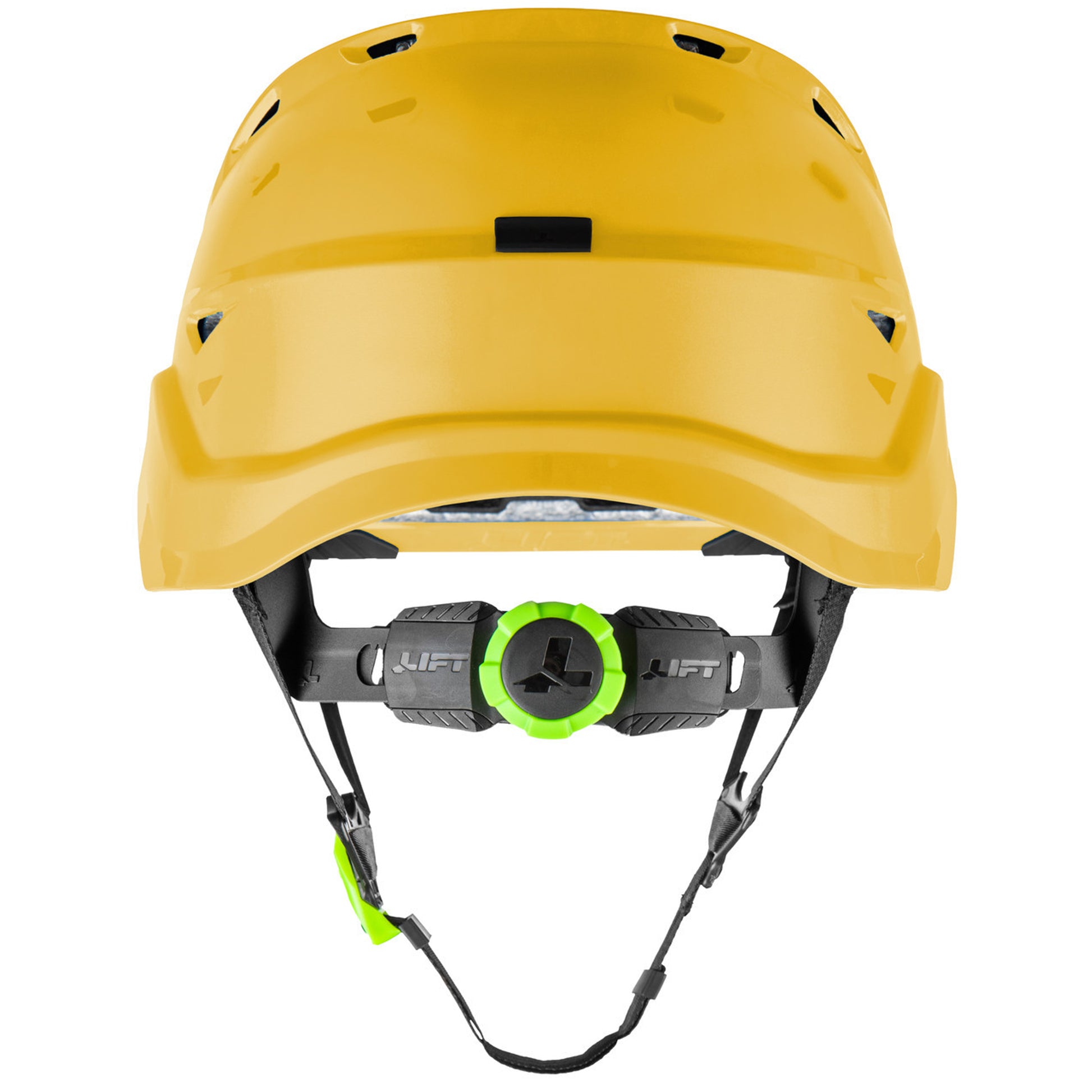 Lift Safety RADIX Type II Industrial Climbing Style Vented Helmet - Yellow - HRX-22LC2