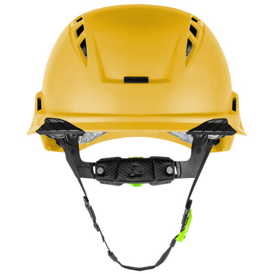 Lift Safety RADIX Type II Industrial Climbing Style Vented Helmet - Yellow - HRX-22LC2