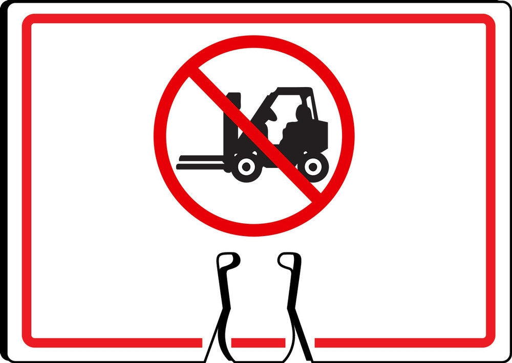 Cone Top Warning Signs 10" x 14" / - FBC726