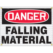 OSHA Danger High Wind Safety Sign: Falling Material 24" x 36" 1/Each - FMB136