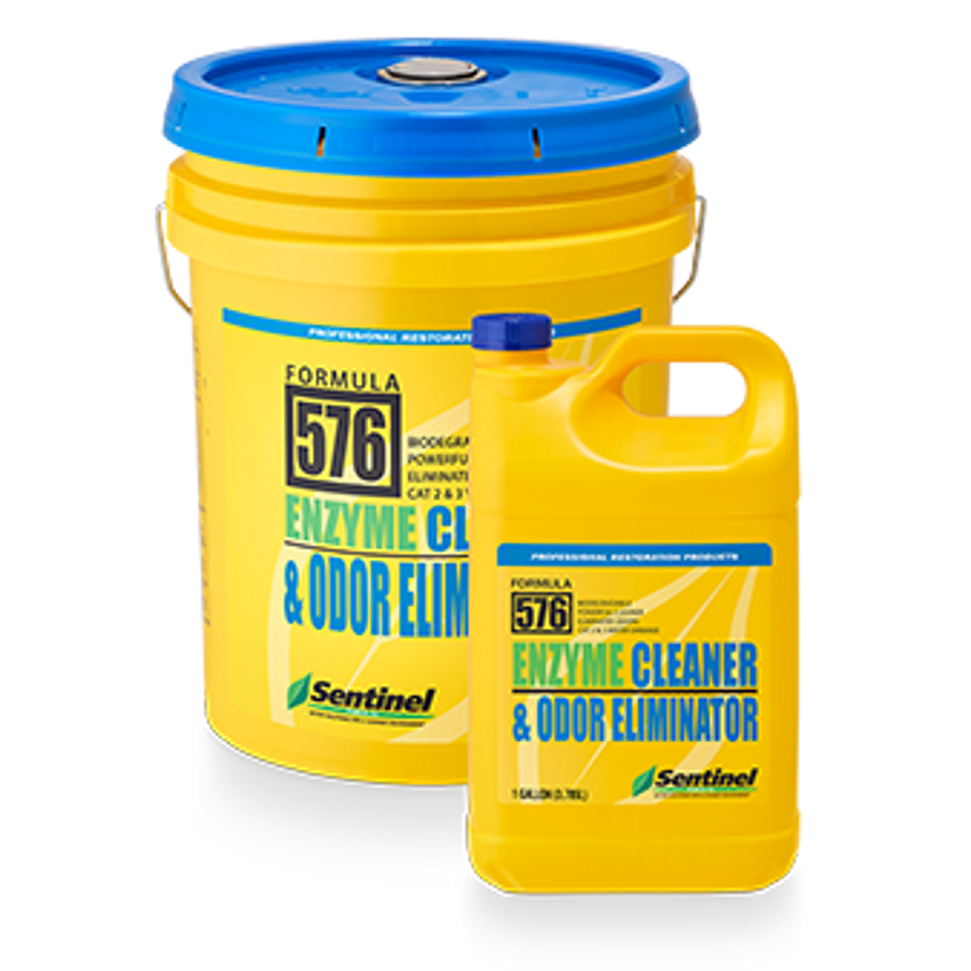 Sentinel 576 Enzyme Cleaner & Odor Eliminator - 5 Gallon Pail - 576/05