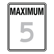 Speed Limit Sign: Maximum 20 MPH 30" x 24" Engineer-Grade Prismatic 1/Each - FRR20420RA
