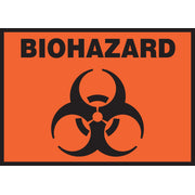 Safety Label: Biohazard 3 1/2" x 5" / - LBHZ506VSP