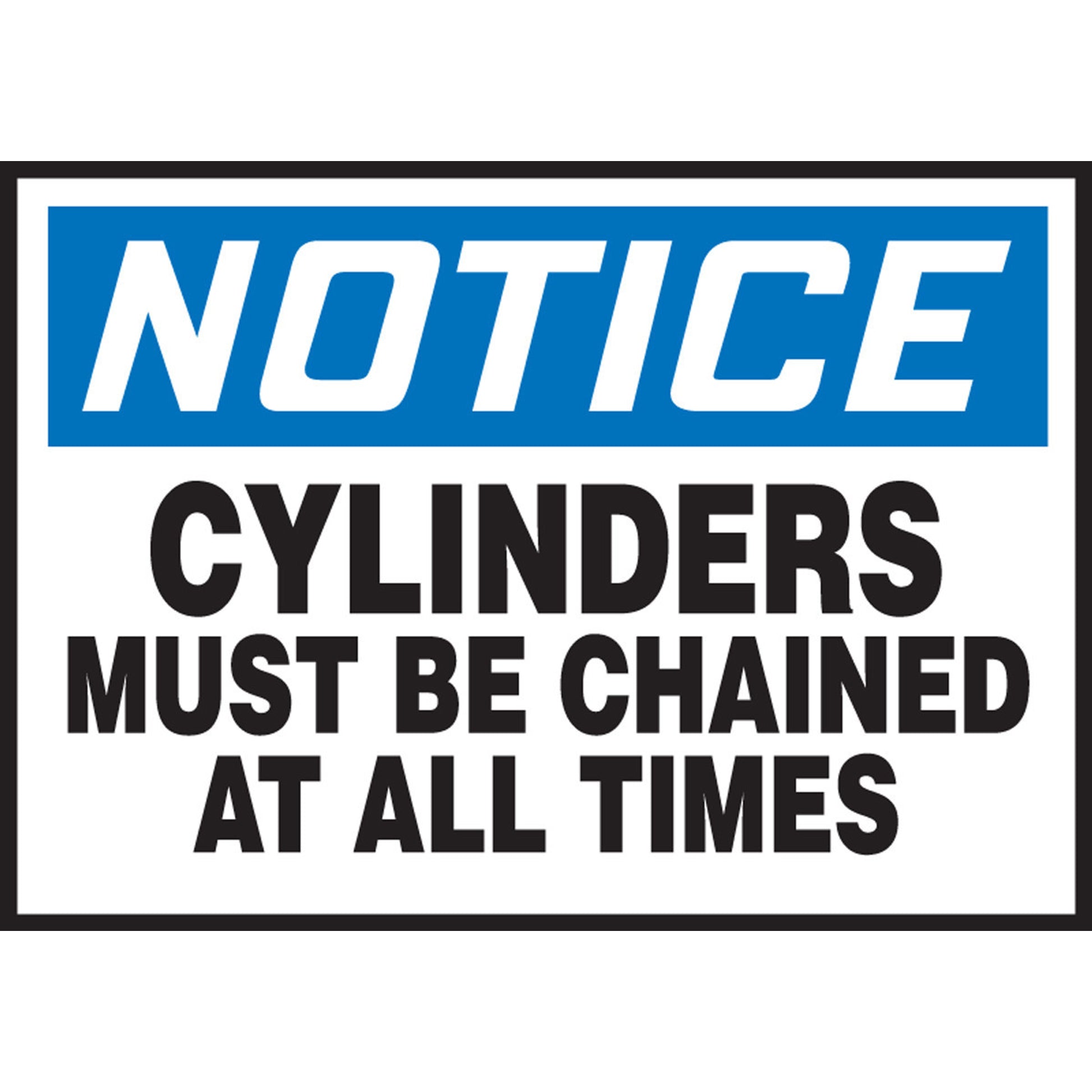 Chemical & Hazardous Safety Labels 3 1/2" x 5" Adhesive Dura Vinyl 1/Each - LCPG800XVE