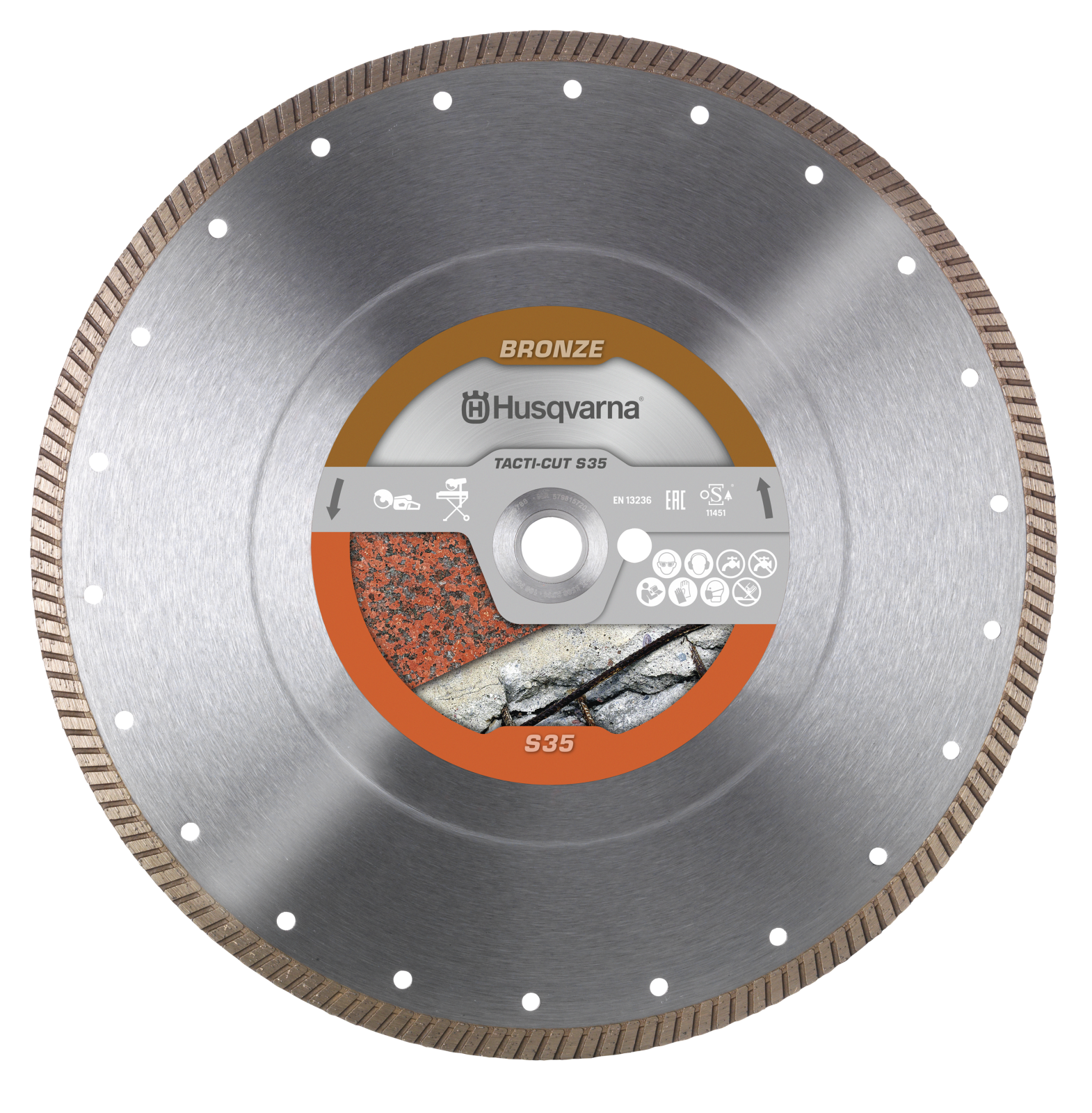 Husqvarna 14 125 1Dp-20mmb Tacti-Cut S35 - Wet/Dry - 579815701
