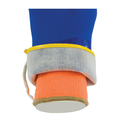 XtraTuff Cold Resistant PVC Glove w/Detachable Acrylic Liner & S&y Coating - Insulated Waterproof - Blue - 1/DZ - 58-8658DL