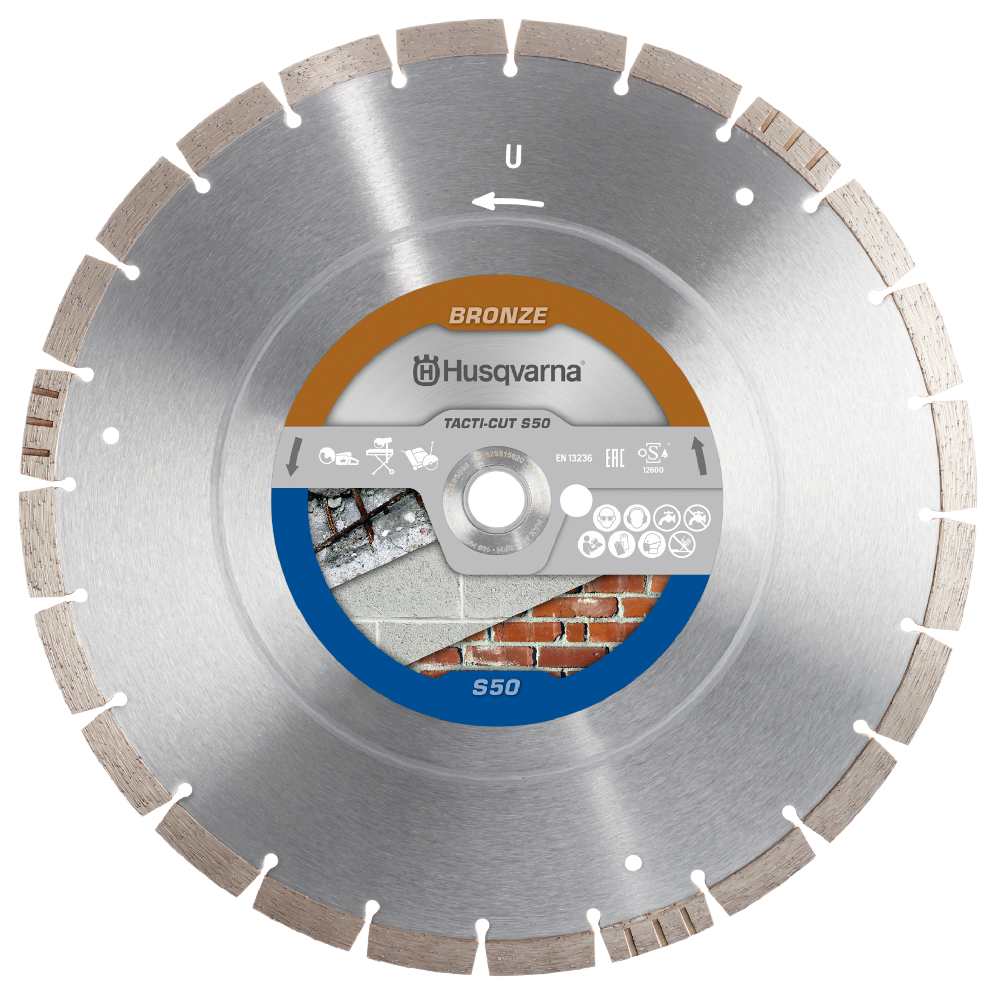 Husqvarna 16 125 1Dp-20mmb Tacti-Cut S50+ - Wet/Dry - 582705201