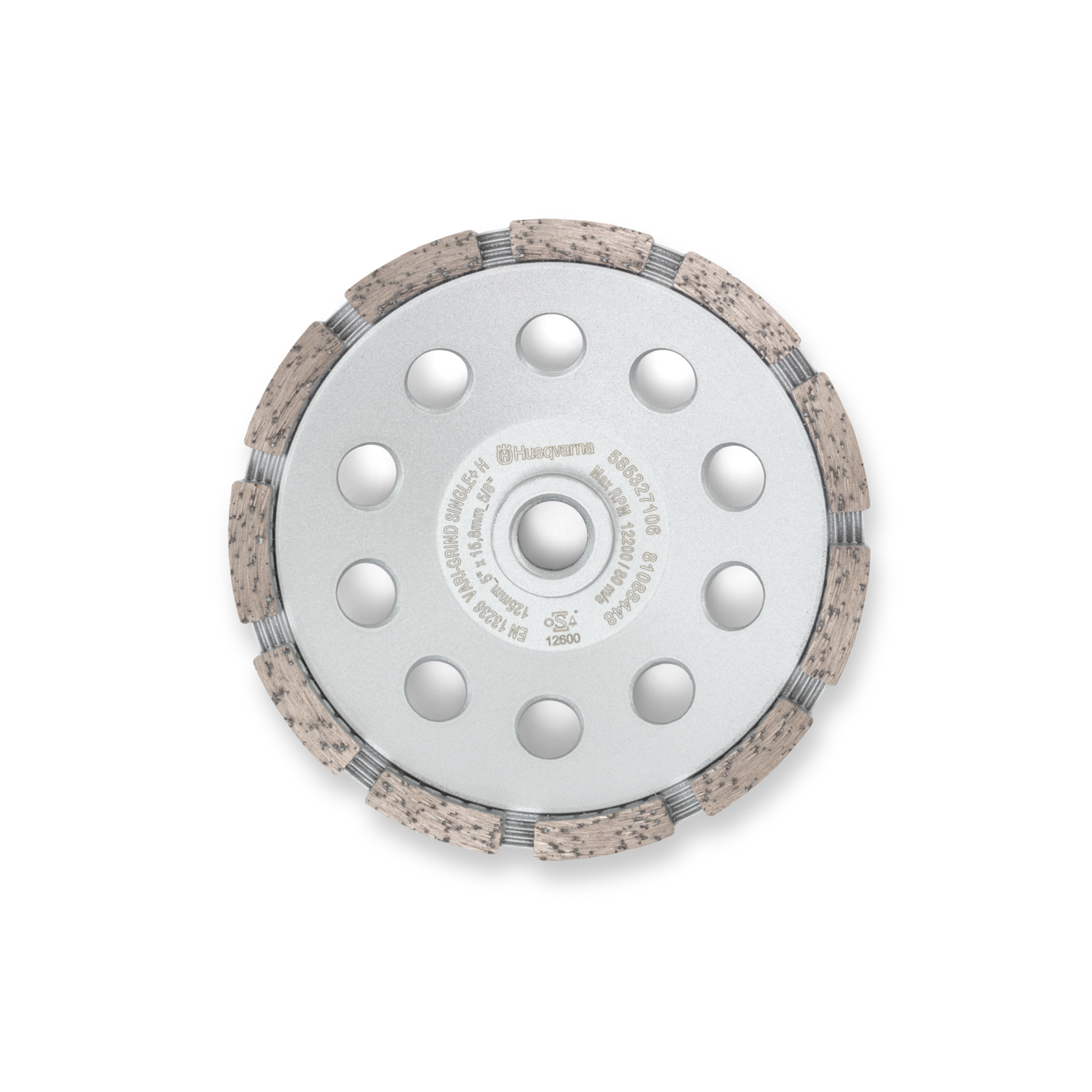 Husqvarna VARI-GRIND SINGLE+H 4" - 105mm 5/8-11THD - 585327105