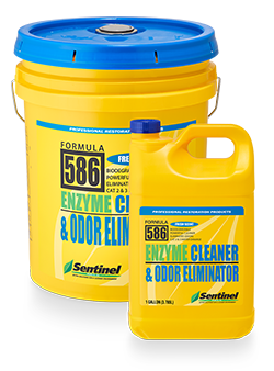 Sentinel 586 Fresh Scent Enzyme Cleaner & Odor Eliminator - 5 Gallon Pail - 586/05
