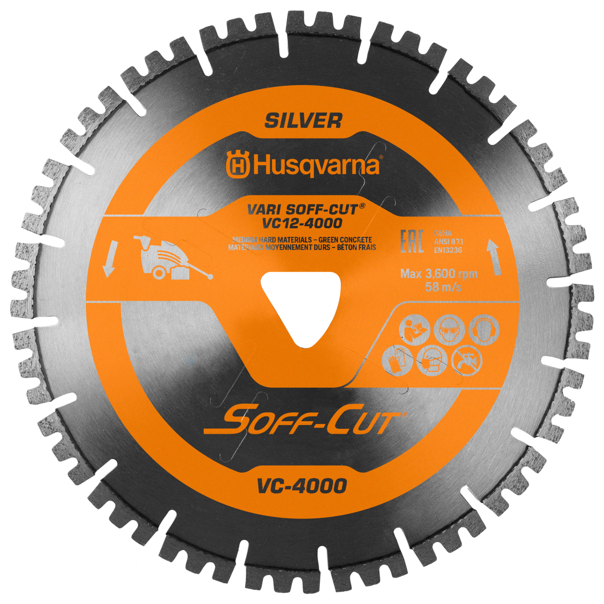 Husqvarna VARI SOFF-CUT VC-4000 VC6-4000 Blade/Skid Plate - 587669001