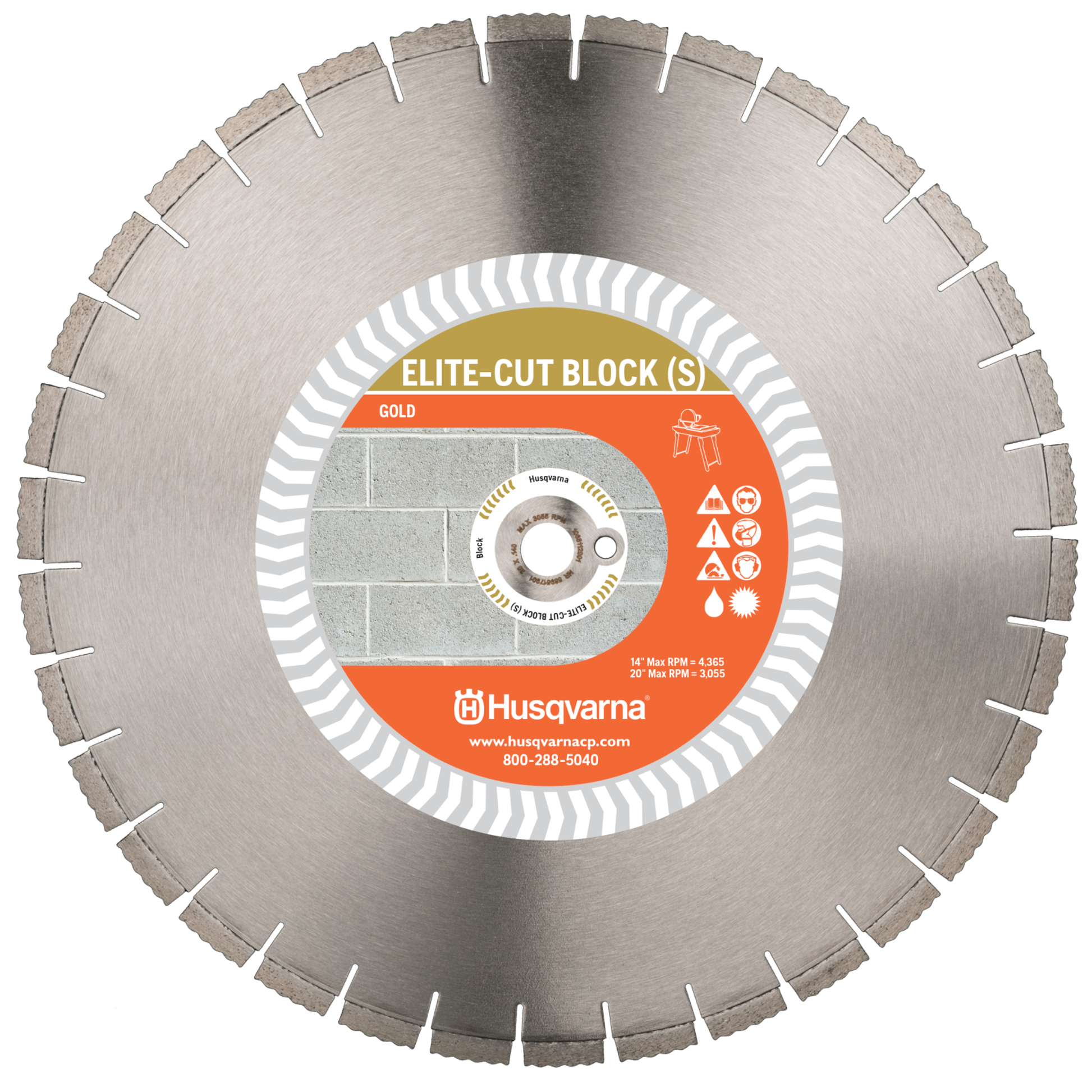 Husqvarna Elite-Cut Block (S) 14 125 1 - Wet - 589517801
