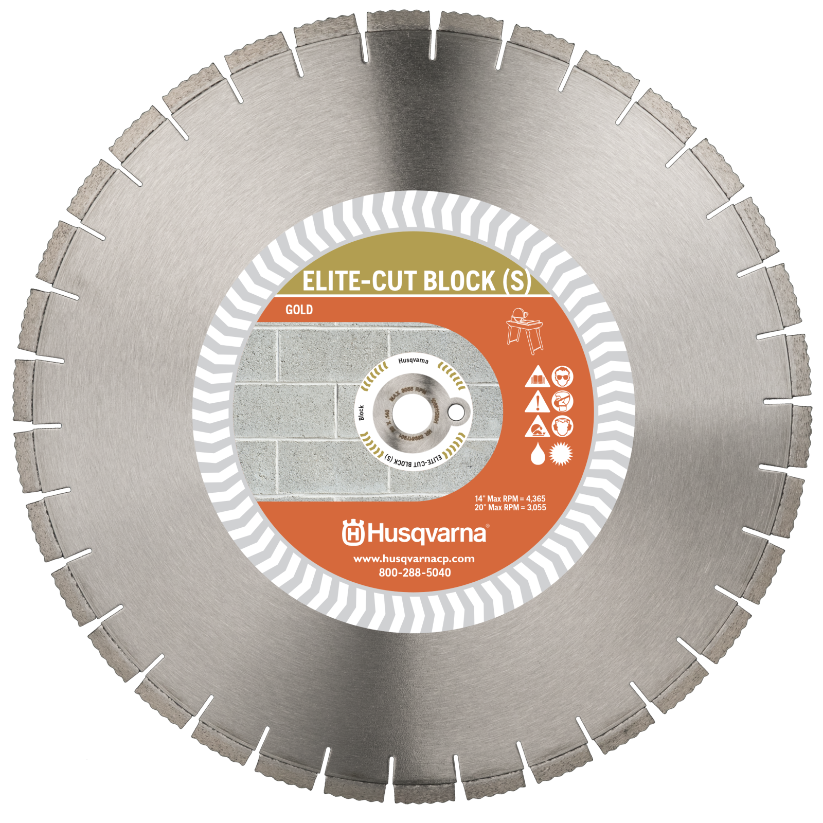 Husqvarna Elite-Cut Block (S) 14 125 1 - Wet - 589517801