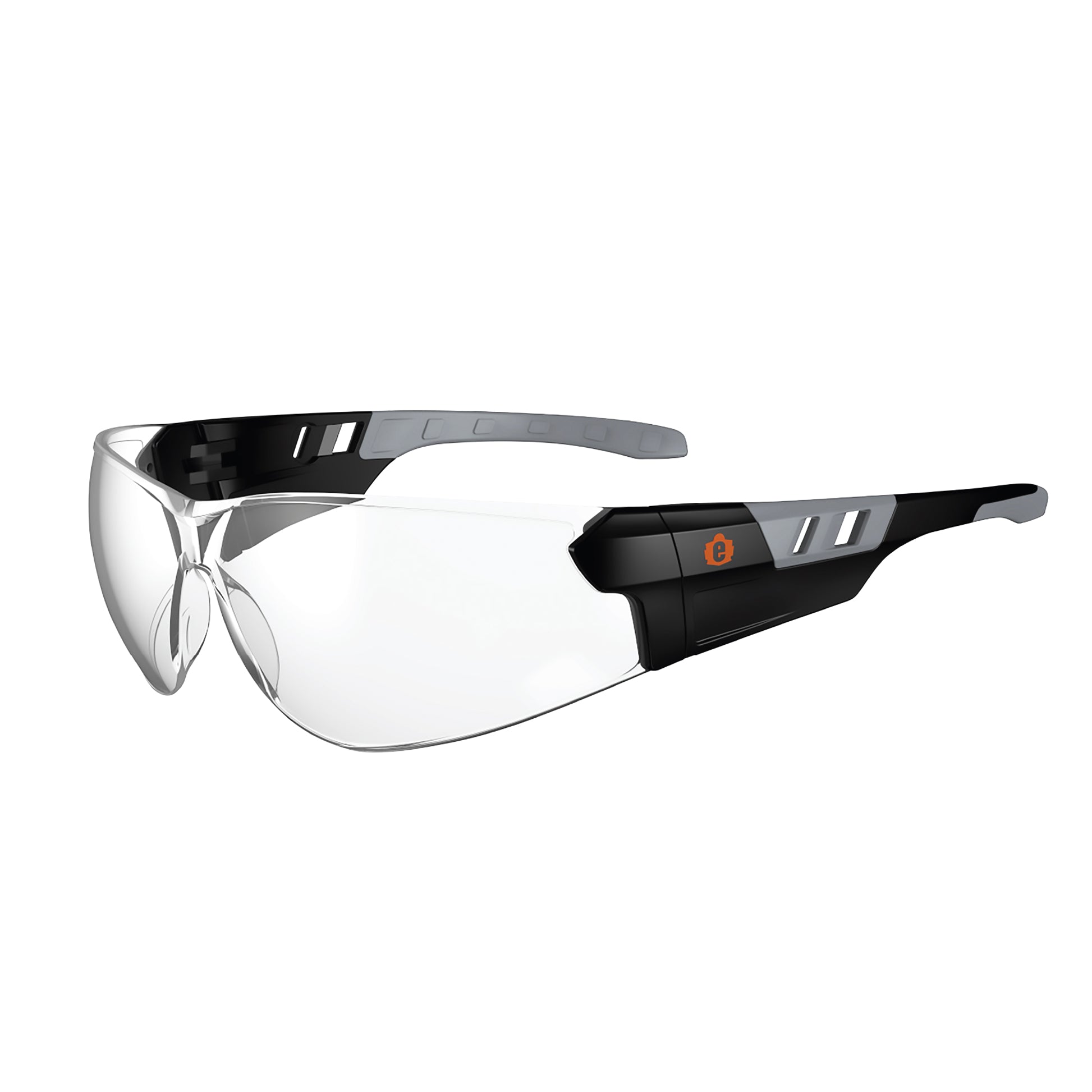 Ergodyne Skullerz SAGA Frameless Safety Glasses, Sunglasses - Matte Black Frame