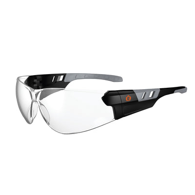 Ergodyne Skullerz SAGA Frameless Safety Glasses, Sunglasses - Matte Black Frame