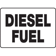 Safety Sign: Diesel Fuel 10" x 14" Adhesive Vinyl 1/Each - MCHL518VS
