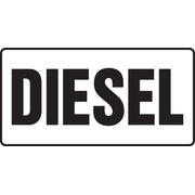 Safety Sign: Diesel 6" x 12" Adhesive Vinyl / - MCHL540VS