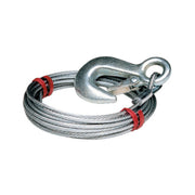 Tie Down 5/32 in. x 25 ft. Galvanized Winch Cable with Latch Hook - 59378