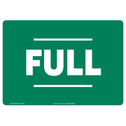Safety Sign: Full 10" x 14" Aluma-Lite 1/Each - MCPG523XL