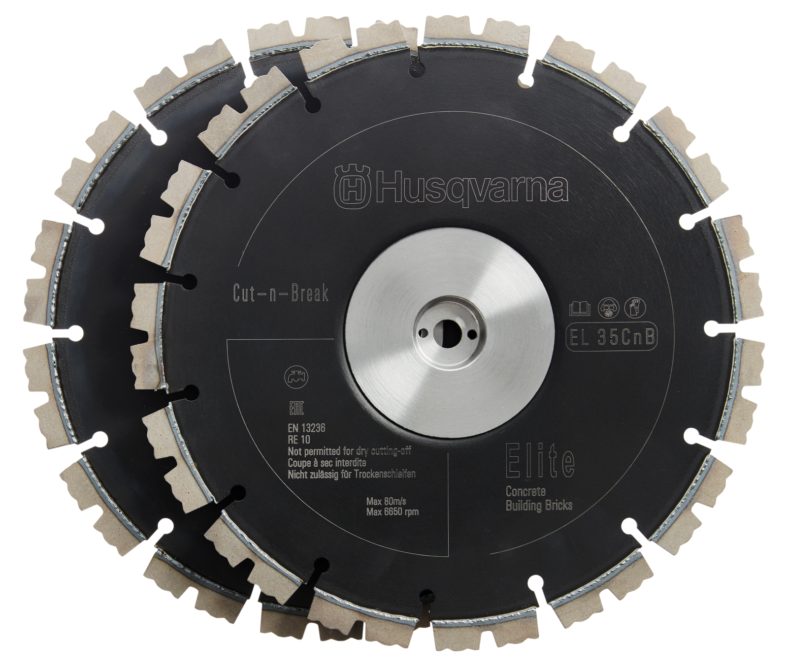 Husqvarna El 35 CNB El35CNB Blades Set 230-30 (Set Of 2) - Wet - 597808001