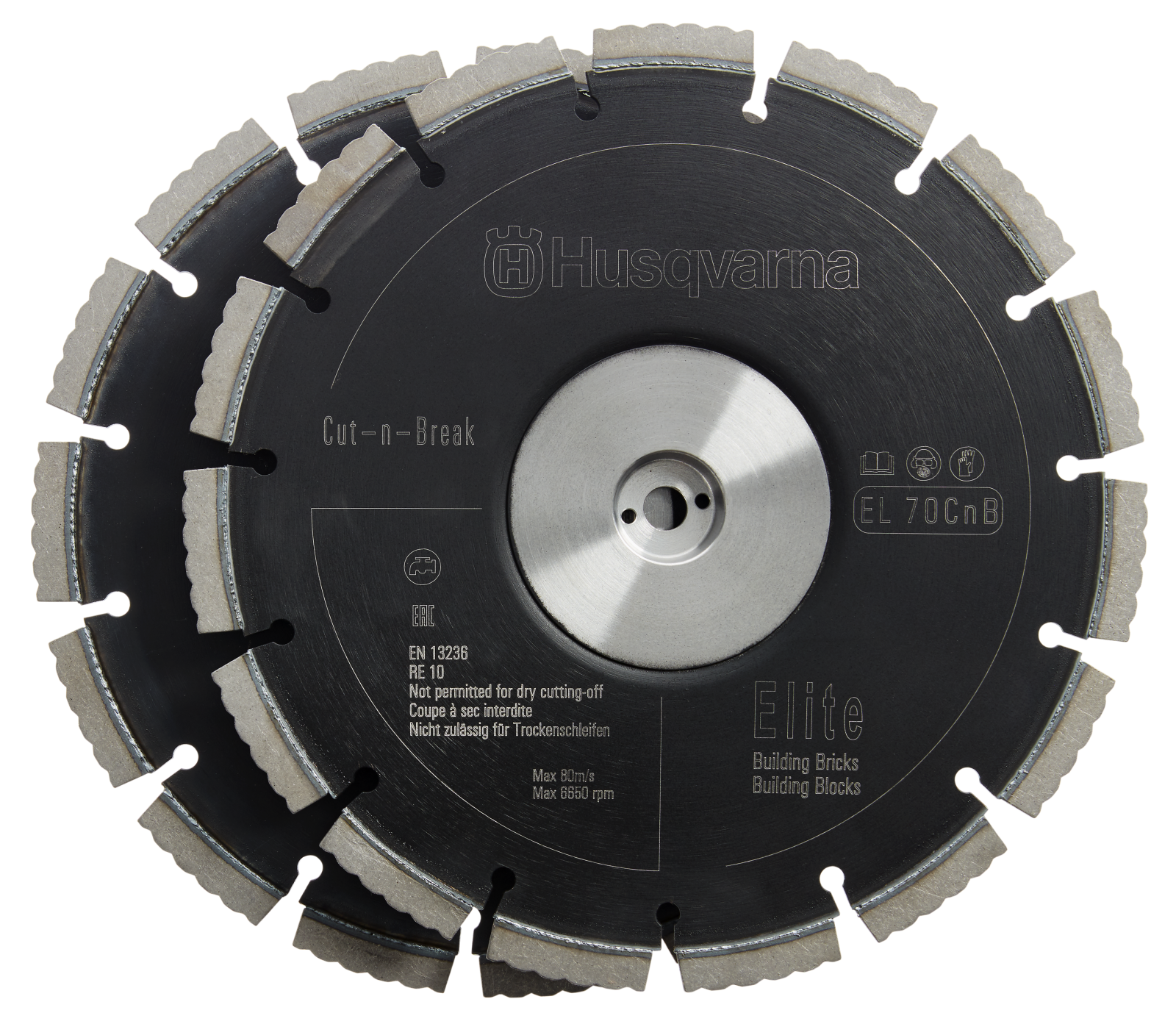 Husqvarna El 70 CNB El70CNB Blade Set 230-30 (Set Of 2) - Wet - 597808301