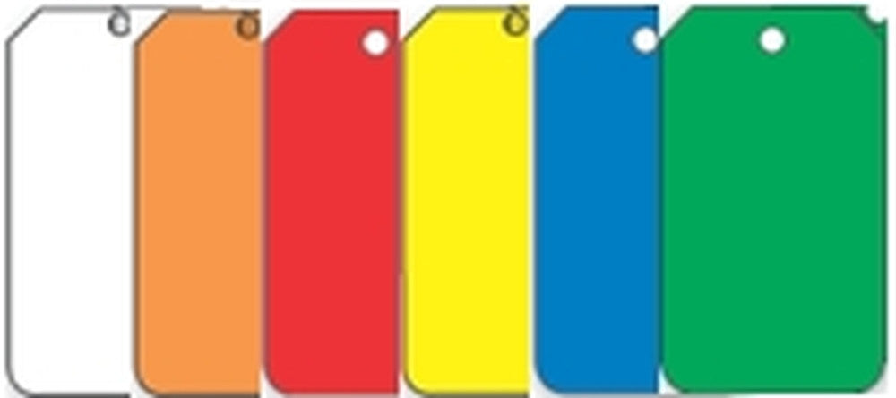 Safety Tags: Blank Tags PF-Cardstock / - MDT520CTP