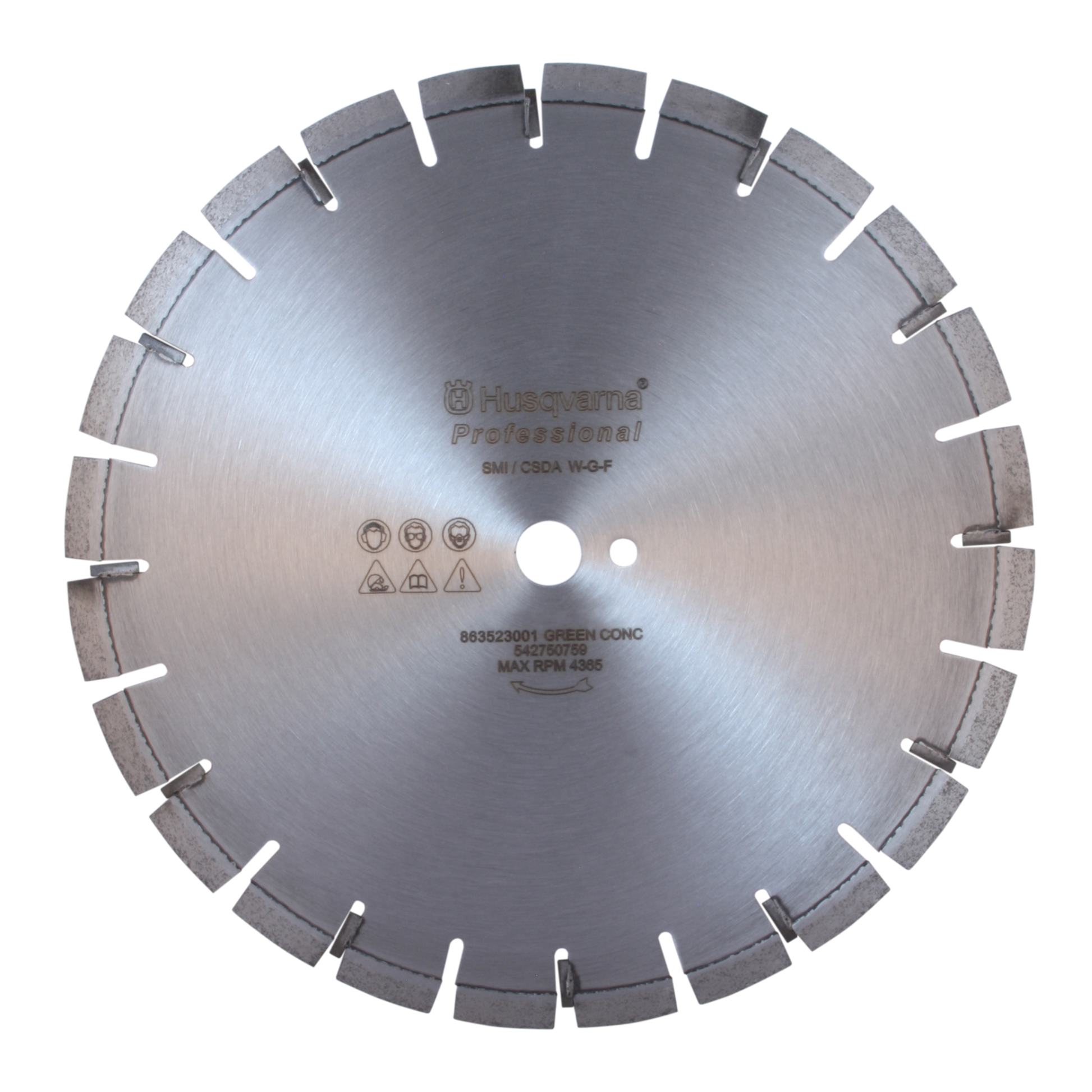 Husqvarna Professional F1165G Green Concrete 14 187 1DP F1165G-6D-NN - Wet - 598656104