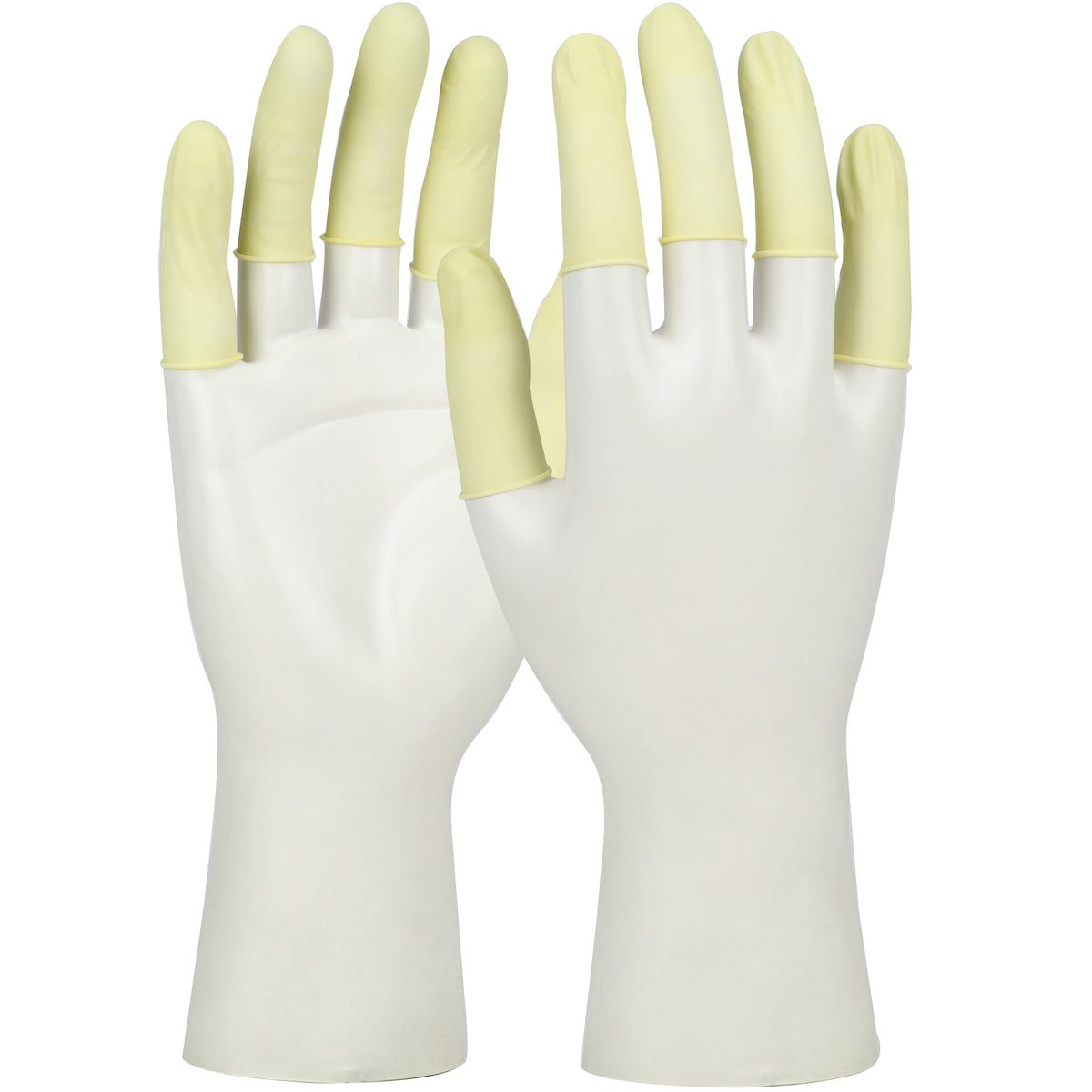 QRP QualaSheer XC Powder-Free Vacuum Sealed Latex Finger Cots ISO 5 (Class 100) - Natural - 1/CS - 5C