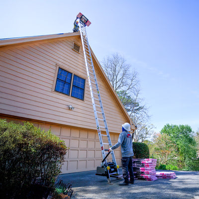 Tie Down TranzPorter TP250 Ladder Hoist, Lifan Gas Engine, 28 ft Aluminum Track - 60040