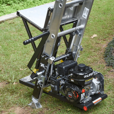 Tie Down TranzPorter TP250 Ladder Hoist, Lifan Gas Engine, 28 ft Aluminum Track - 60040