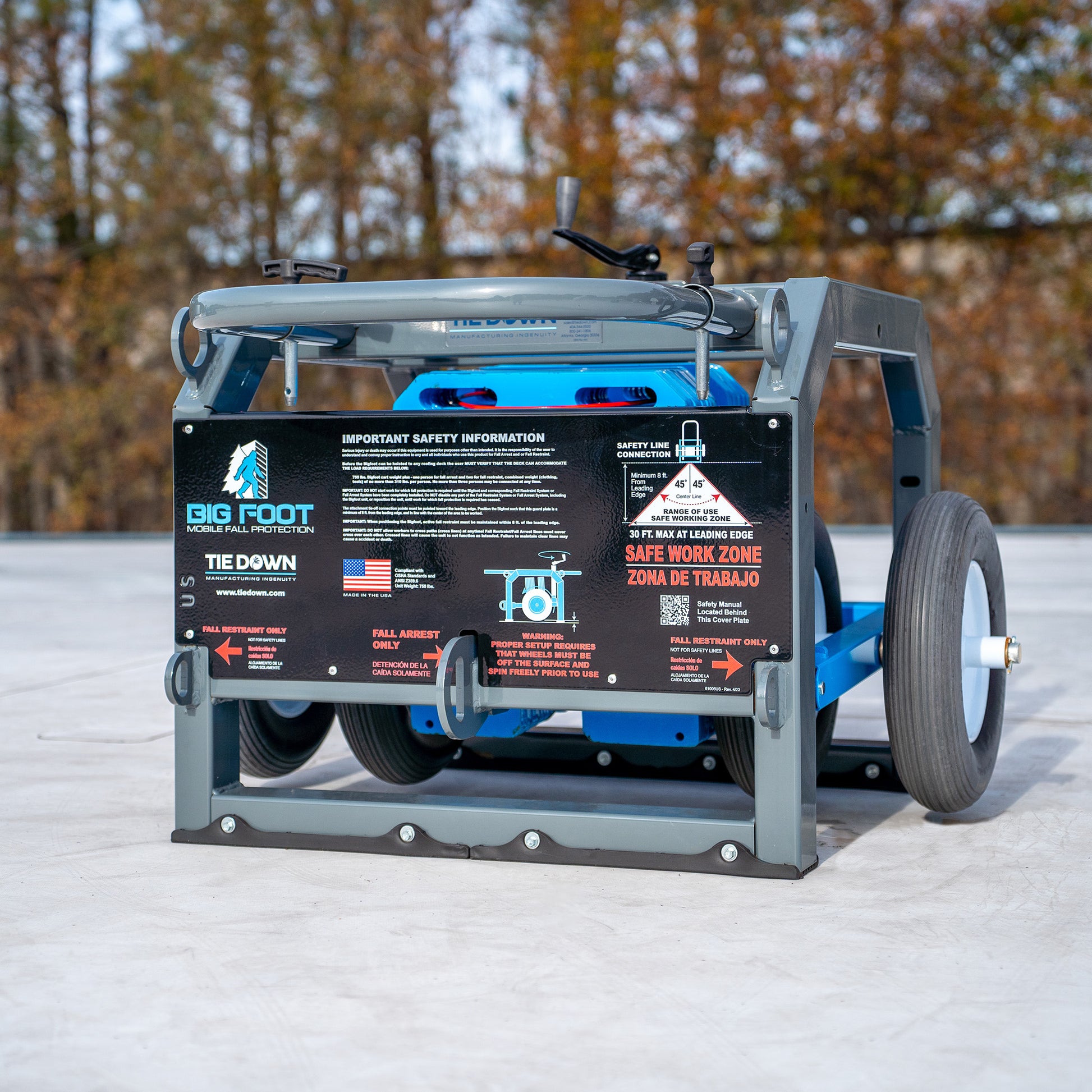 Tie Down BigFoot Non-Penetrating Mobile Fall Protection System, 3 Workers (USA) - 60060US