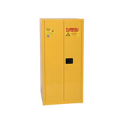 Eagle Flammable Liquid Safety Cabinet - 60 Gallon 2 Shelves - 2 Door - Self Close - Yellow - 6010X