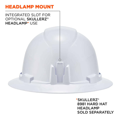 Ergodyne Skullerz 8971 Premium Full Brim Hard Hat - Type 1, Class E