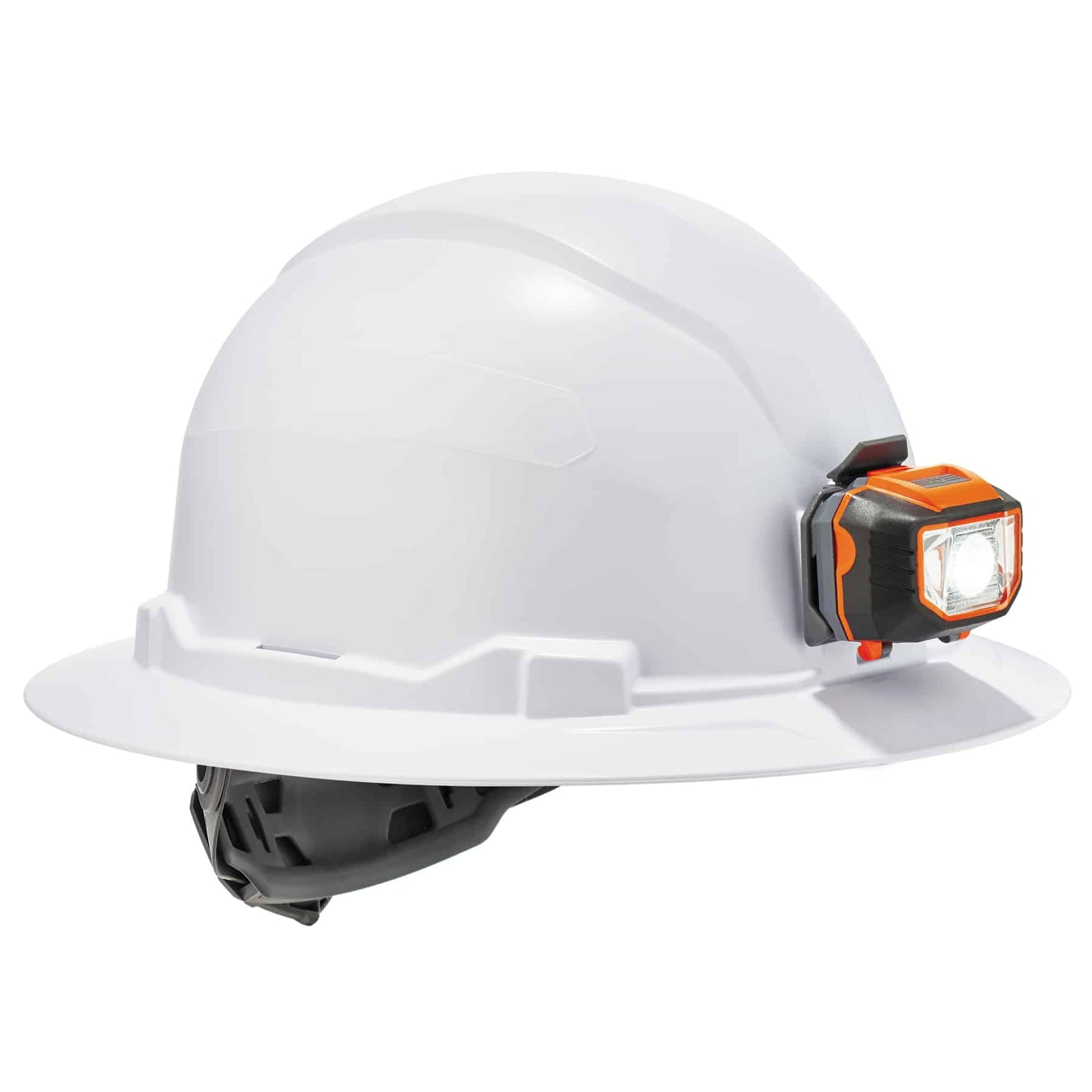 Ergodyne Skullerz 8971LED Premium Full Brim Hard Hat and LED Light - Type 1, Class E