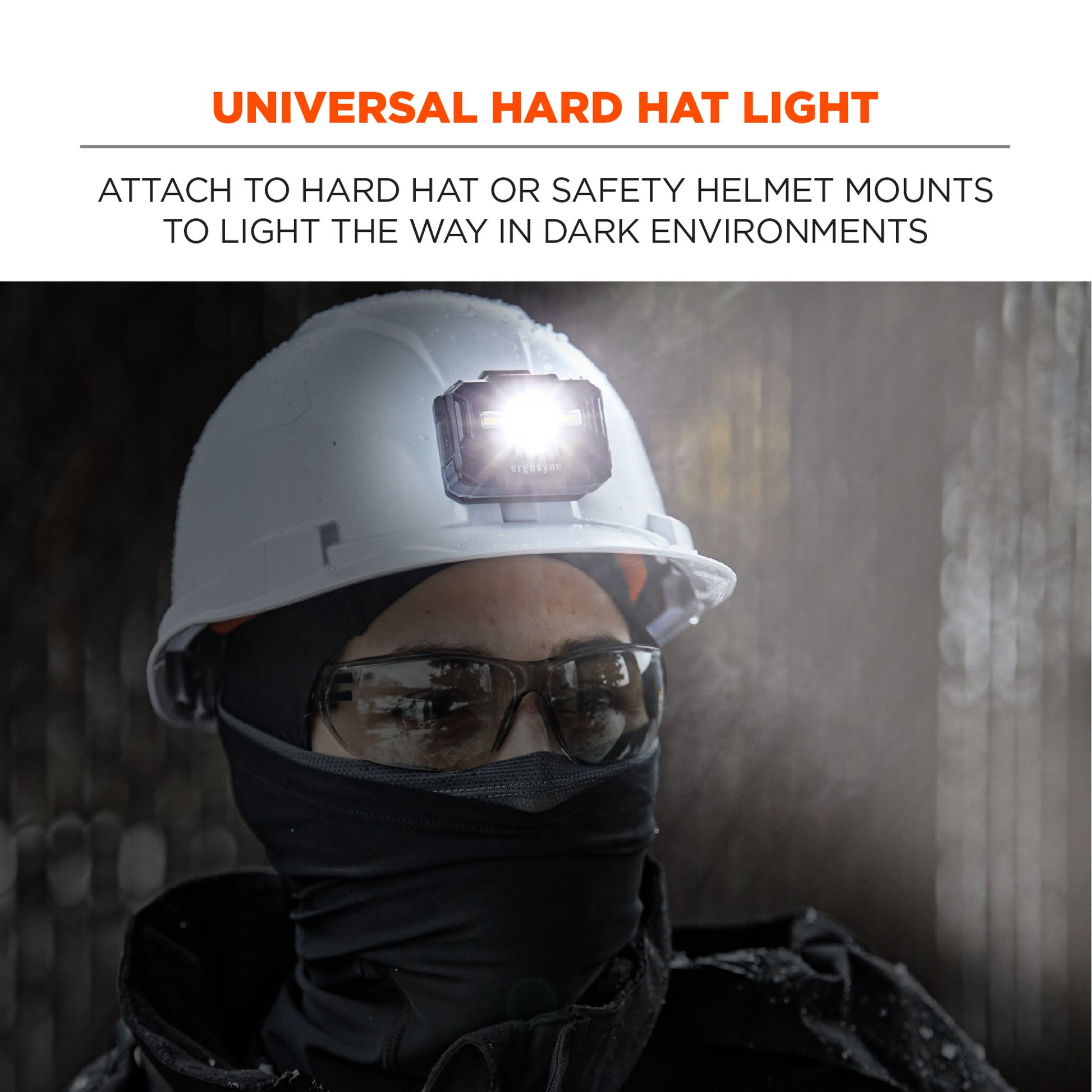 Ergodyne Skullerz 8987 Rechargeable Headlamp Light