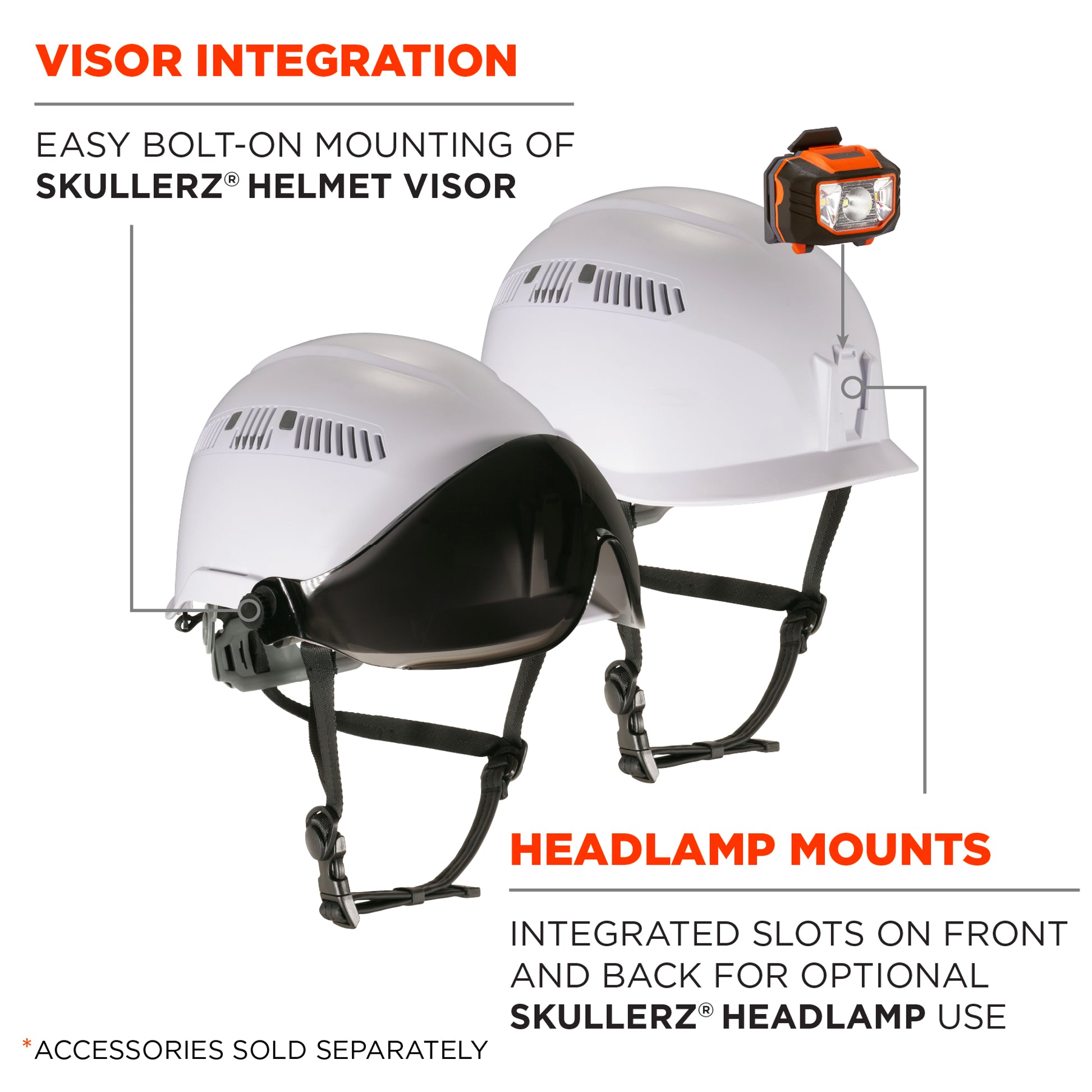 Ergodyne Skullerz 8975 Safety Helmet with Adjustable Venting - Type 1, Class C