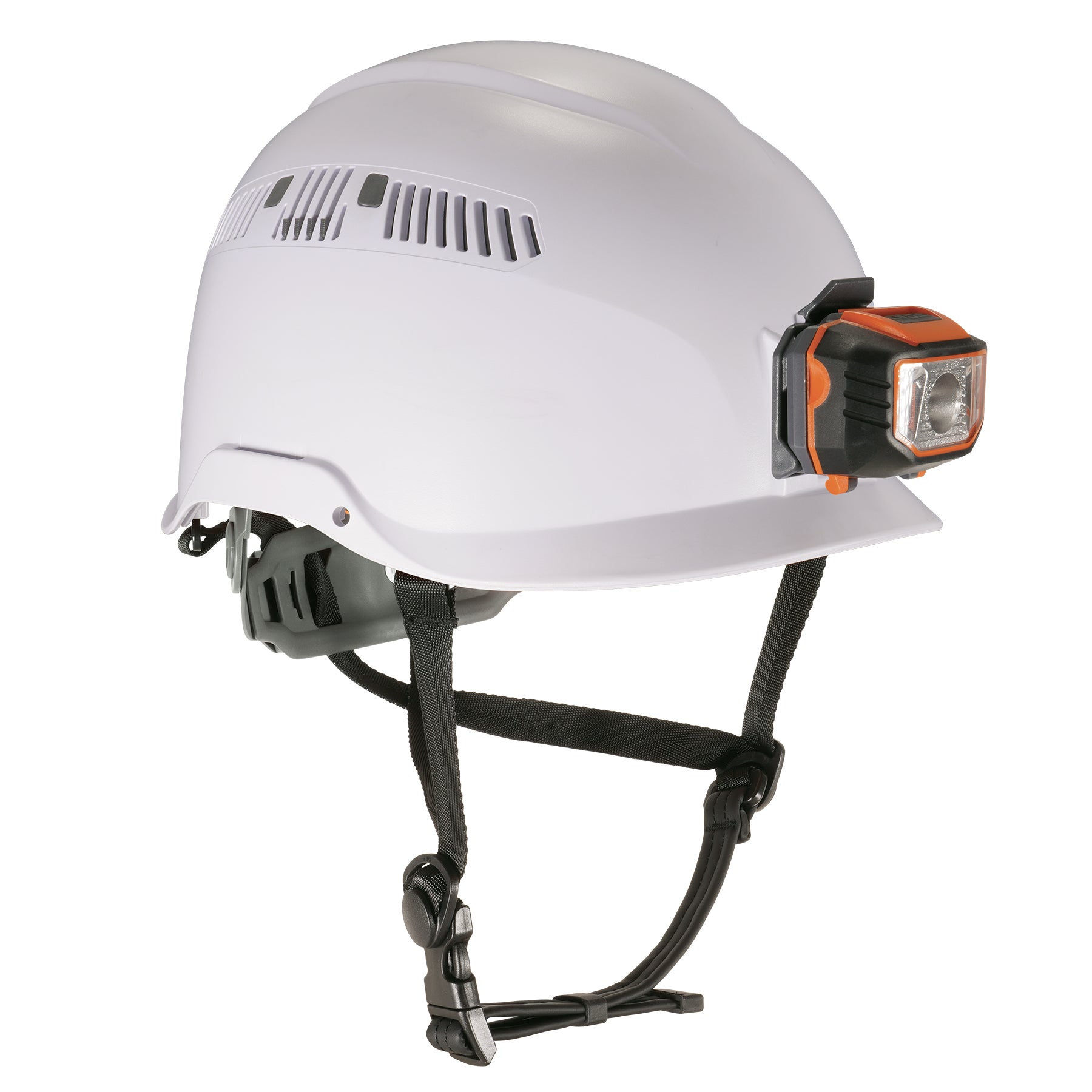 Ergodyne Skullerz 8975LED Safety Helmet with LED Light and Adjustable Venting - Type 1, Class C