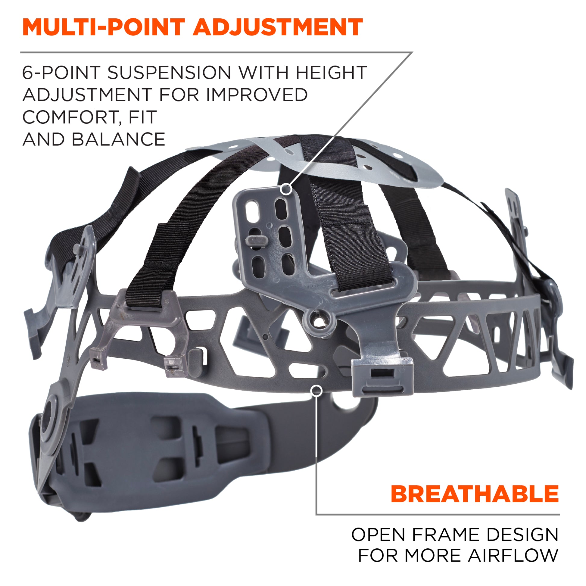 Ergodyne Skullerz 8974V Safety Helmet with Visor Kit - Type 1, Class E - Orange