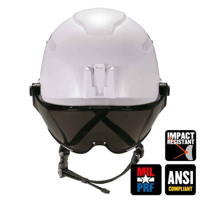 Ergodyne Skullerz 8975V Safety Helmet with Visor Kit and Adjustable Venting - Type 1, Class C - Orange