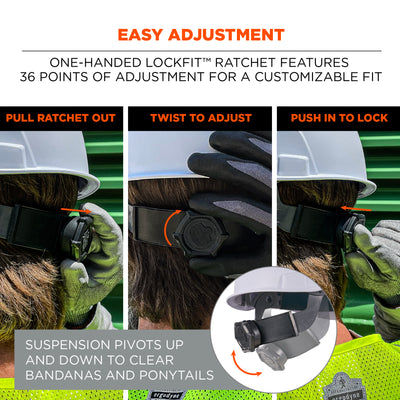 Ergodyne Skullerz 8966 Lightweight Cap-Style Hard Hat with Venting - Type 1, Class C