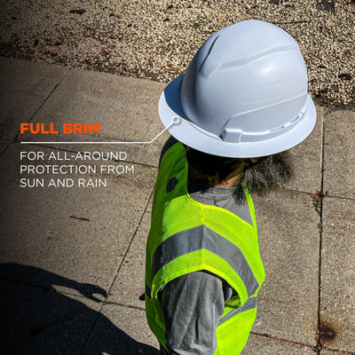 Ergodyne Skullerz 8969 Lightweight Full Brim Hard Hat - Type 1, Class E