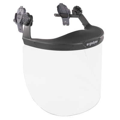 Ergodyne Skullerz 8995 Anti-Scratch & Anti-Fog Hard Hat Face Shield with Adapter for Full Brim