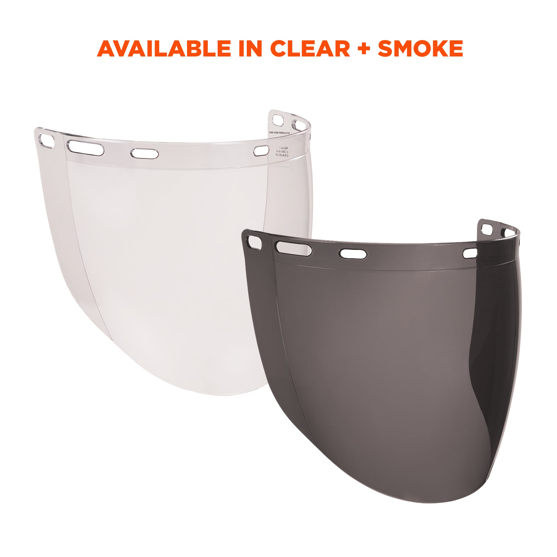 Ergodyne Skullerz 8997 Anti-Scratch & Anti-Fog Face Shield Replacement for Cap-Style Hard Hat & Safety Helmet