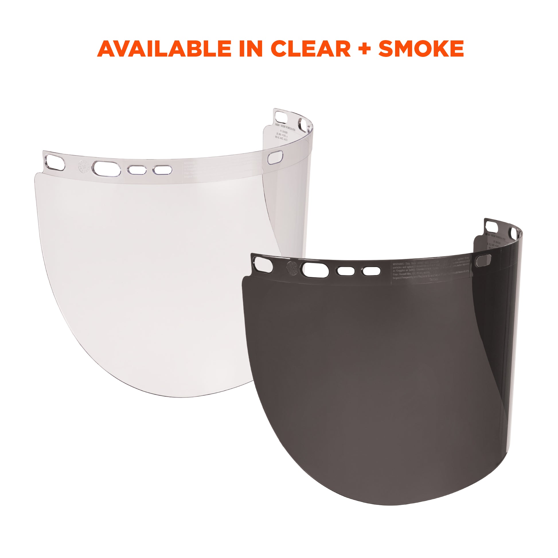 Ergodyne Skullerz 8998 Anti-Scratch & Anti-Fog Face Shield Replacement for Full Brim Hard Hat