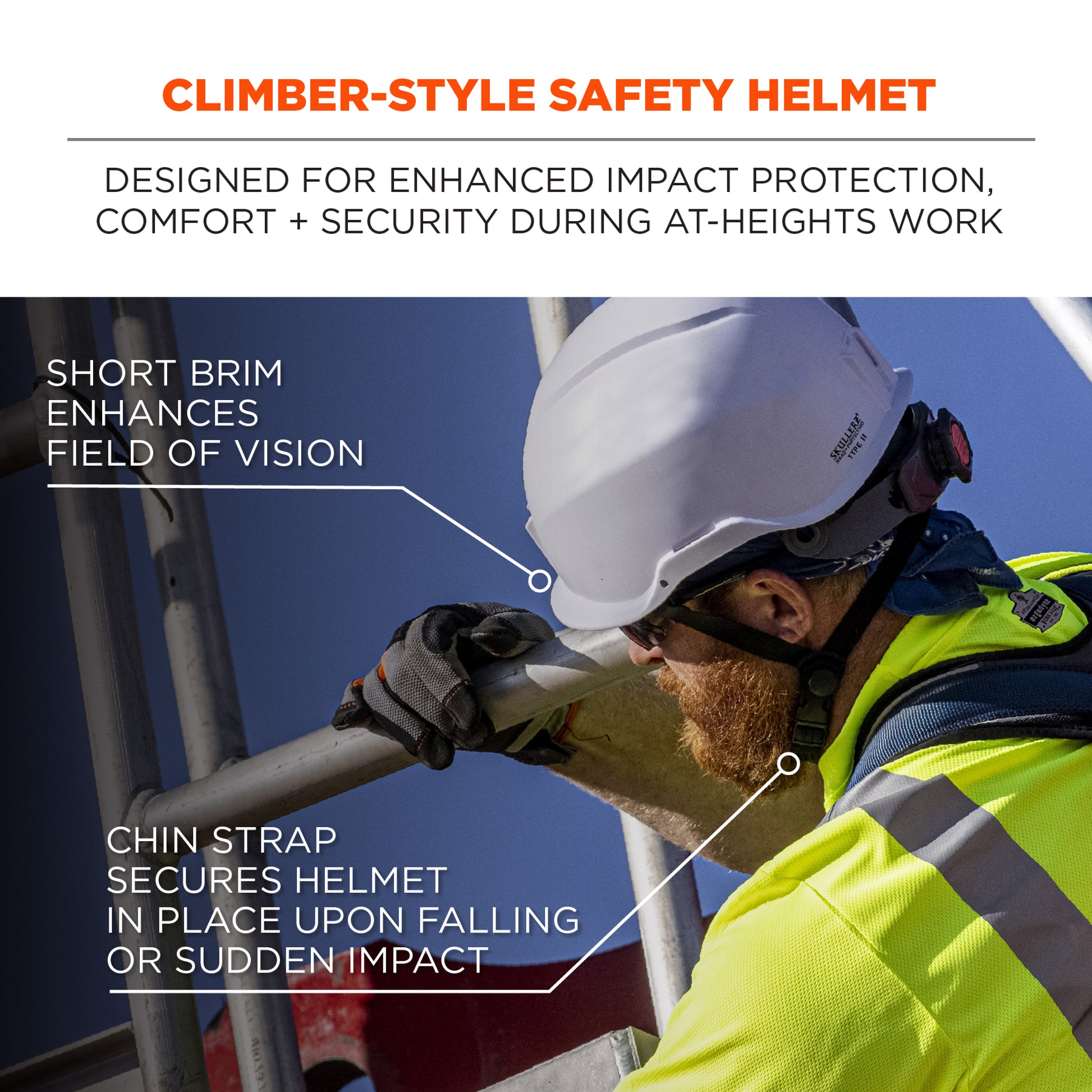 Ergodyne Skullerz 8976 Safety Helmet - Type 2, Class E