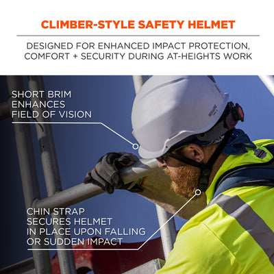 Ergodyne Skullerz 8976LED Safety Helmet with LED Light - Type 2, Class E