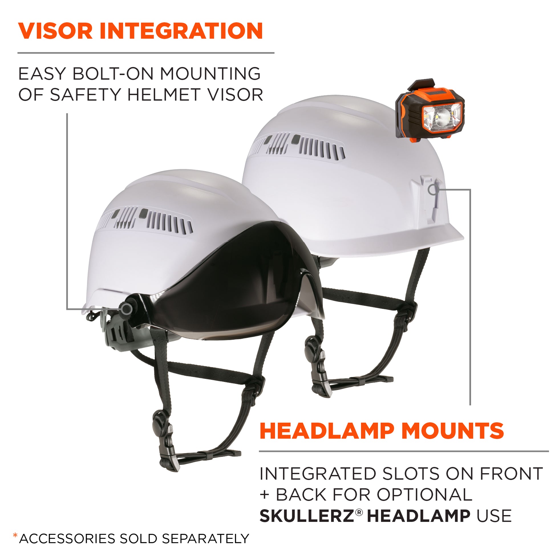 Ergodyne Skullerz 8977 Safety Helmet with Adjustable Venting - Type 2, Class C